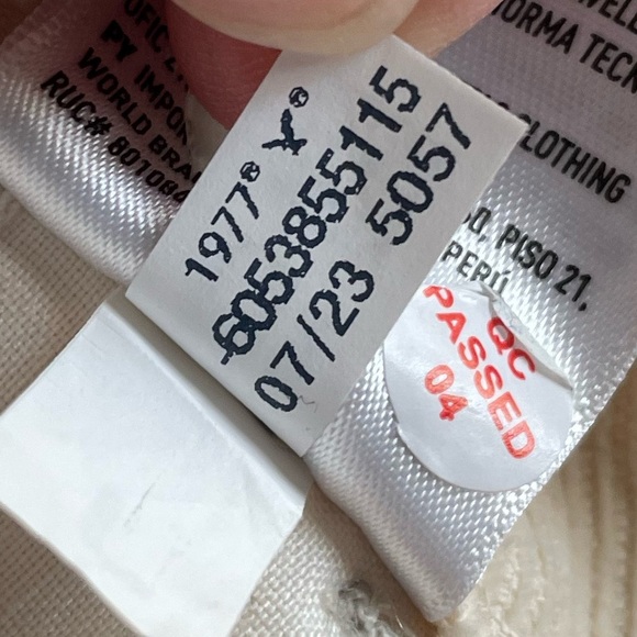 American Eagle Curvy High Rise Kick Boot Corduroy Pants Cream 10 Cottagecore - Picture 10 of 10